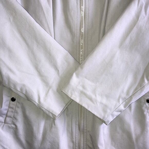 London Fog Womens Khaki All Weather Jacket Zip Out Lining Size 16 R Casual Walk - Picture 2 of 12